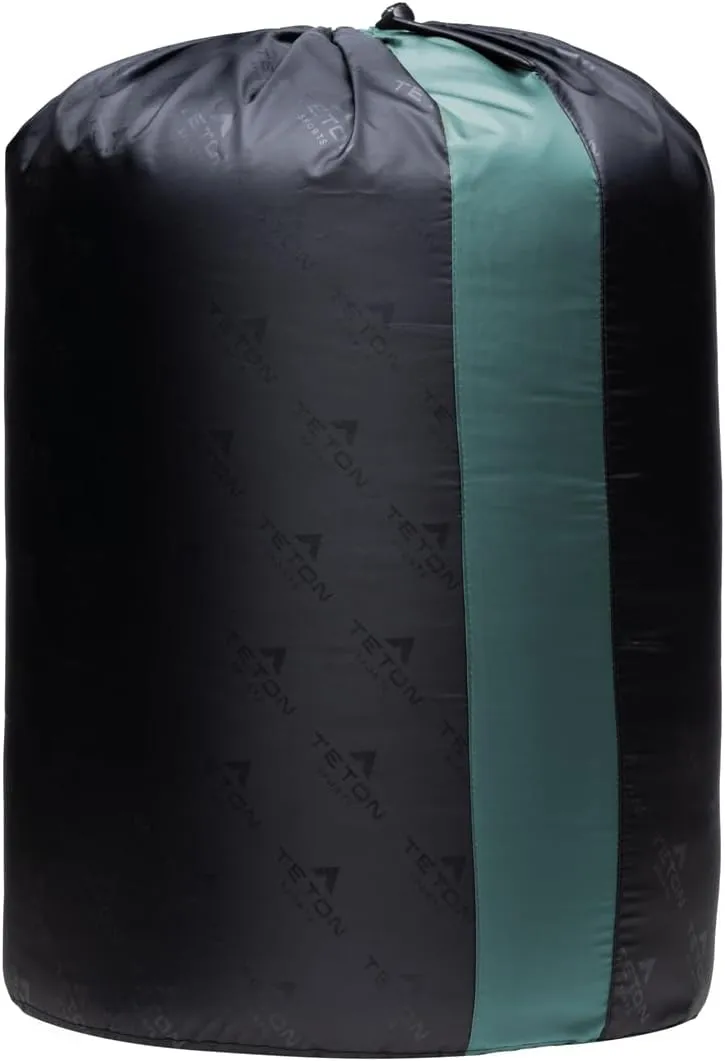 Teton Celsius XXL Sleeping Bag, Cold Weather Sleeping Bags for Adults and Kids, Camping Made Easy and Warm. Compression Sack Included, 35F, 25F, 0F, 20F Degree
