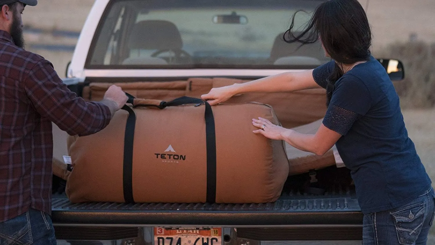 TETON Mammoth, 20 Degree and 0 Degree Sleeping Bags, Double Sleeping Bag, A Warm Bag the Whole Family can Enjoy. Great Sleeping Bag for Camping, Hunting and Base Camp. Compression Sack Included