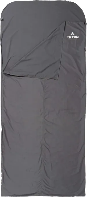 TETON Sports Sleeping Bag Liner; A Clean Sheet Set Anywhere You Go; Perfect for Travel, Camping, and Anytime You’re Away from Home Overnight; Machine Washable; Travel Sheet Set for Your Sleeping Bag
