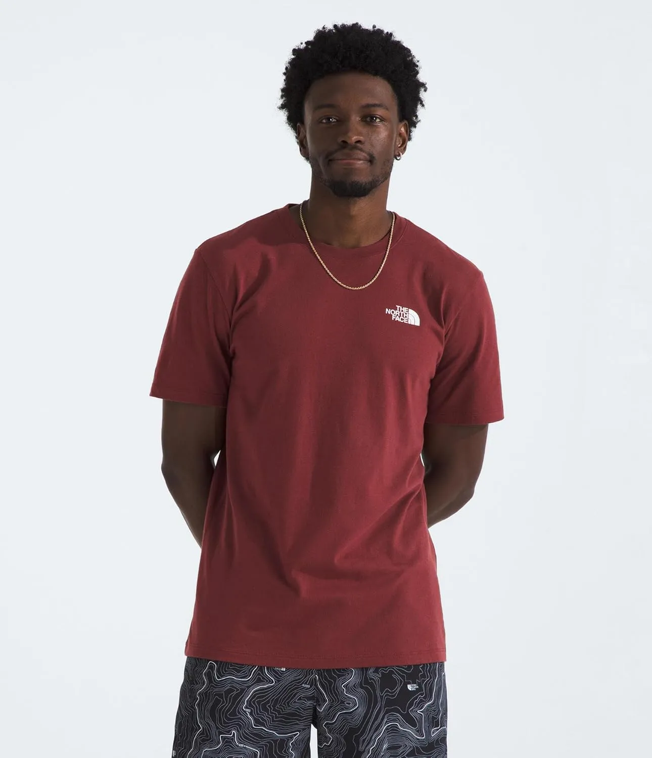 THE NORTH FACE Men's Core Box NSE Short Sleeve Tee | Branded T-Shirt with a Ribbed Collar
