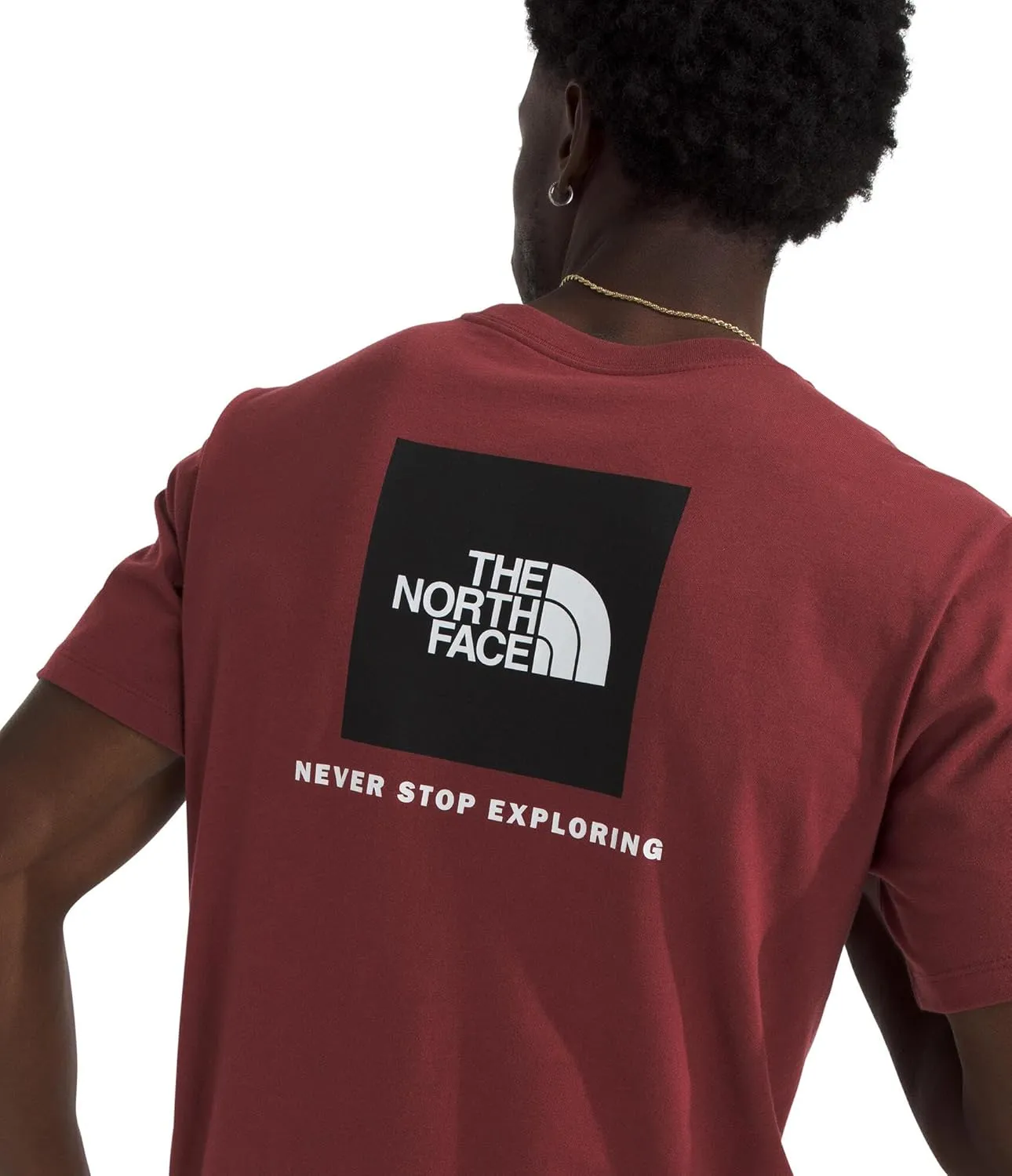 THE NORTH FACE Men's Core Box NSE Short Sleeve Tee | Branded T-Shirt with a Ribbed Collar