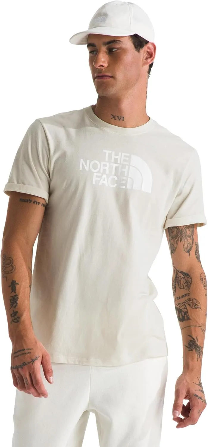 THE NORTH FACE Men's Core Half Dome Short-Sleeve Tee | Regular Fit Cotton Shirt with Graphic Design & Ribbed Collar
