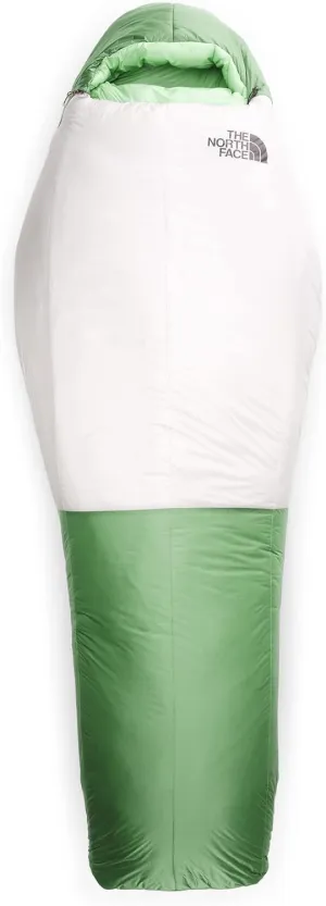 THE NORTH FACE Snow Leopard Sleeping Bag: 5F Synthetic Forest Shade/Tin Grey, Long/Right Zip