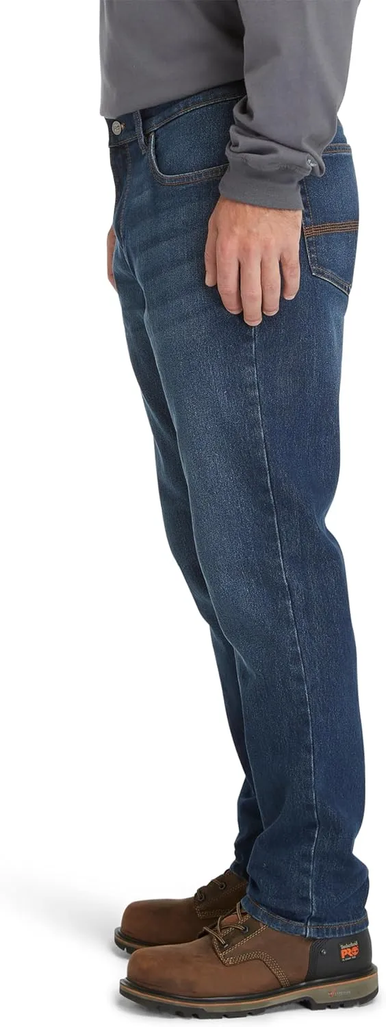 Timberland PRO Men's Ballast Athletic Fit Flex 5 Pocket Jeans