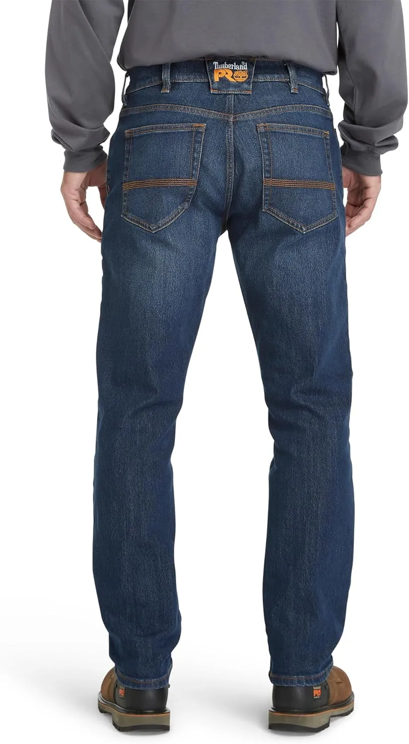 Timberland PRO Men's Ballast Athletic Fit Flex 5 Pocket Jeans