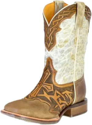 Tin Haul Western Boots Mens Cross Thorns Tan 14-020-0077-0520 TA