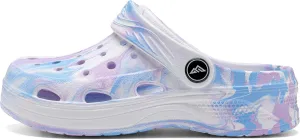 Toddler Kid Tie-Dye Garden Clogs – Lightweight, Non-Slip, and Colorful Summer Sandals