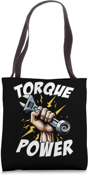 Torque Power Mechanic Tool Enthusiast Tote Bag