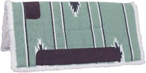Tough 1 Square Saddle Pad/Fleece Bottom