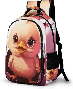 Travel Backpack for Men Women Casual Daypack Chicken Hatches Laptop Backpack Computer Bag Lightweight Shoulder Bag