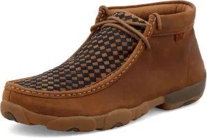 Twisted X Men's Chukka Driving Moc, Moc Toe, Oiled Saddle & Midnight, 11 M