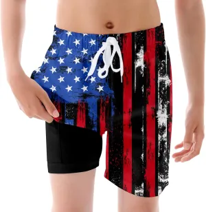 UNICOMIDEA Boys Swim Trunks Compression Liner Swimming Shorts Quick Dry Boxer Brief Swimwear 7-20 Years Bathing Suit