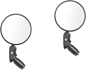 UPKOCH 2 Pcs Bike Side Mirror Round Handlebar Fit Easy to Attach Safety Riding