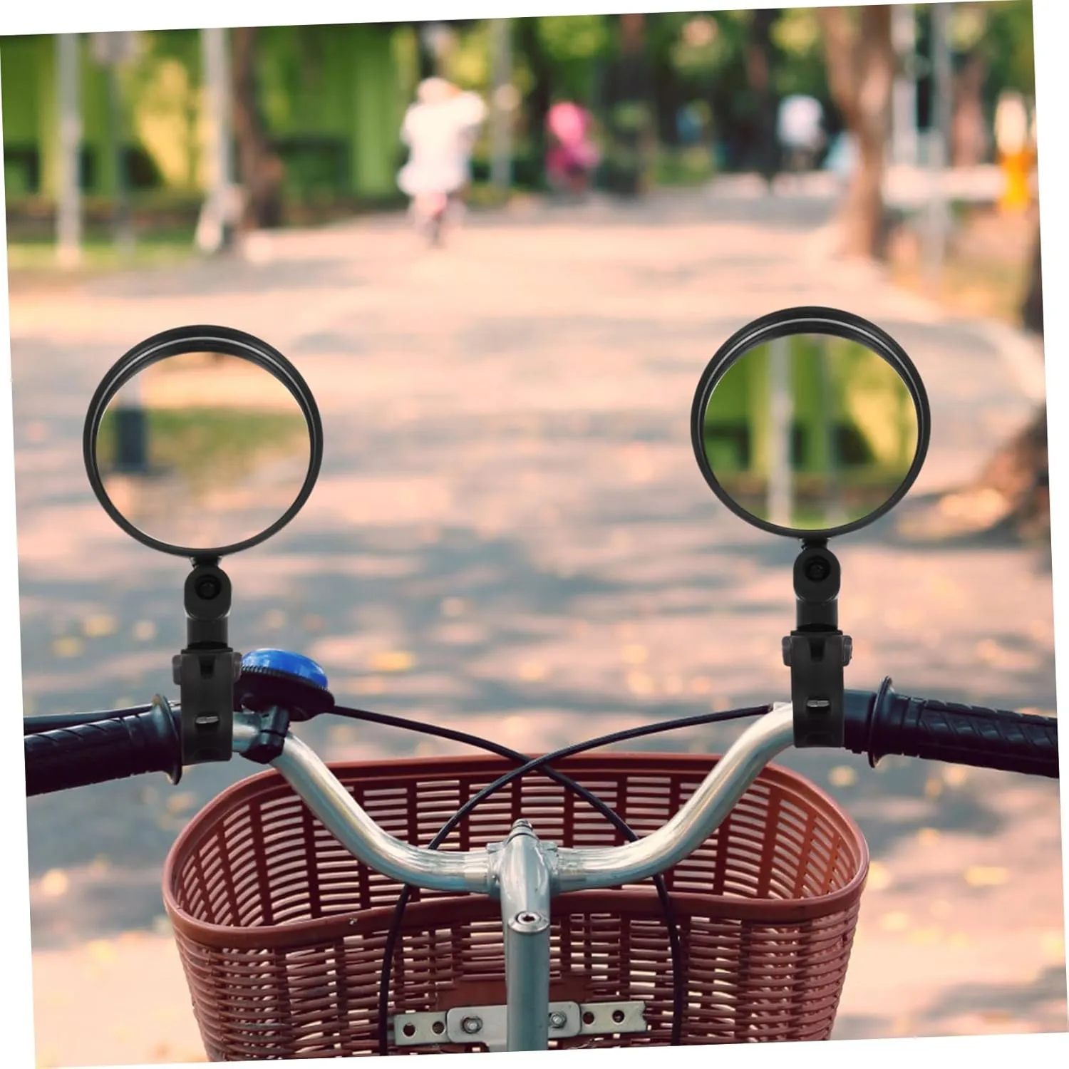UPKOCH 3sets Scooter Accessories for Adults Reflective Rear View Mirror Acrylic Cycling Mirror No Tools Needed 2pcs*3
