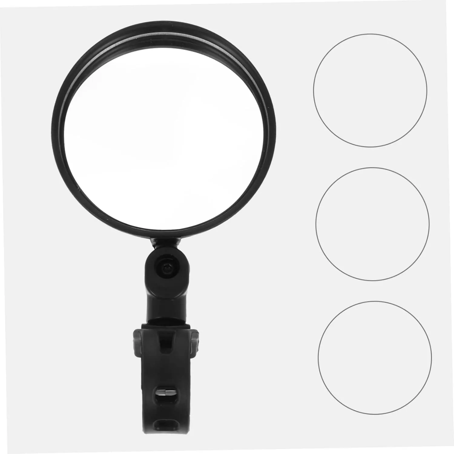 UPKOCH 3sets Scooter Accessories for Adults Reflective Rear View Mirror Acrylic Cycling Mirror No Tools Needed 2pcs*3
