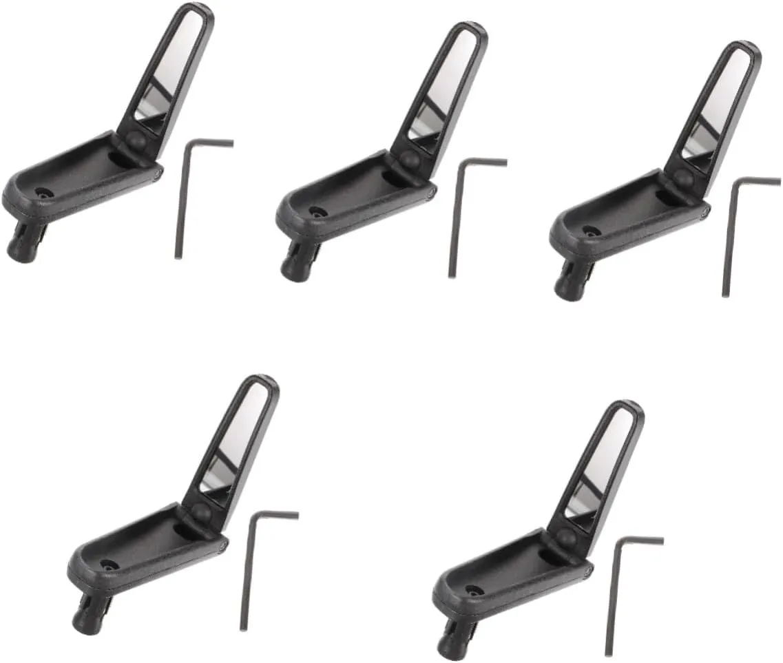 VANZACK 5pcs Handlebar Mirror Bicycle Reflective Rear Mirror Suitable for All Bikes