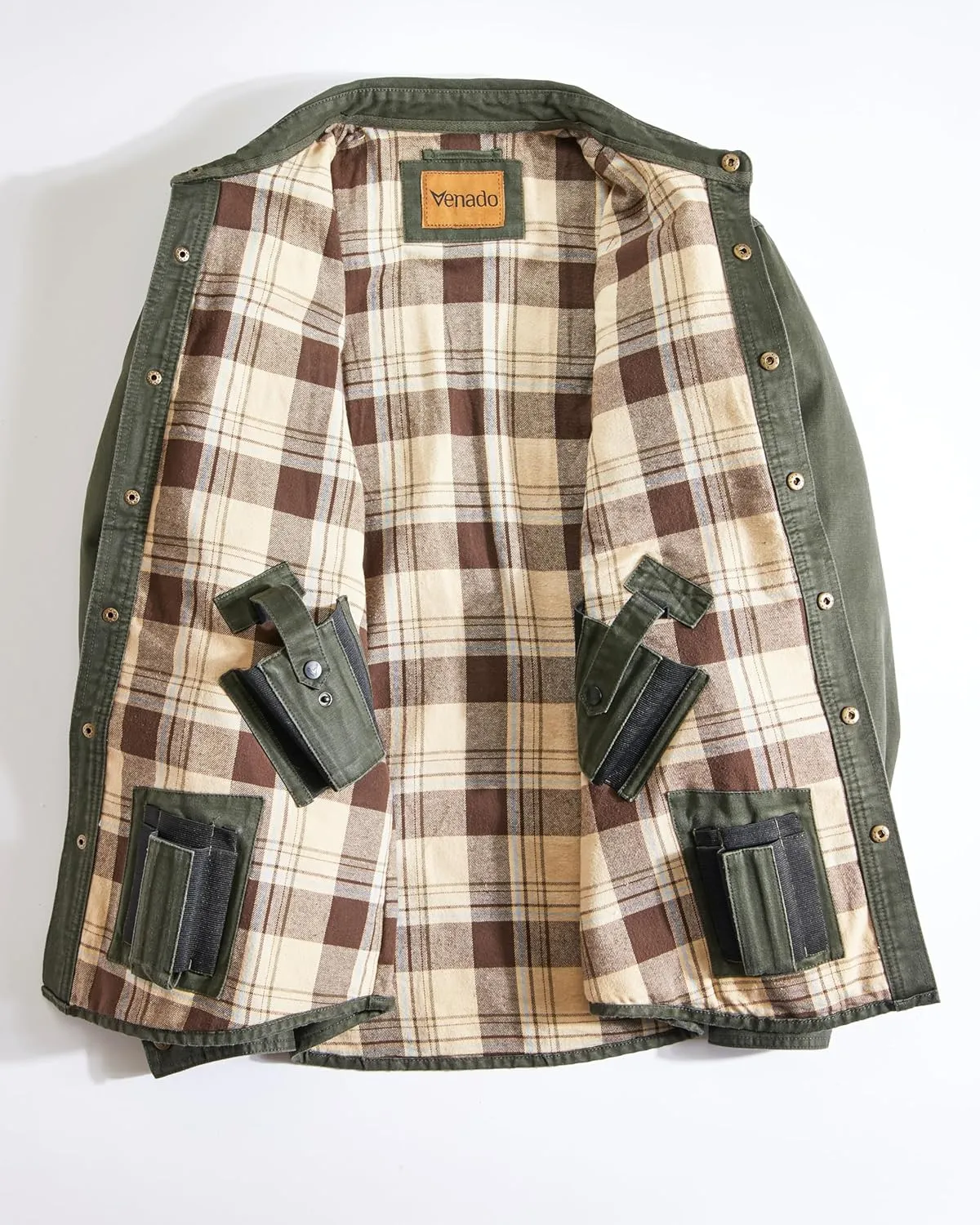Venado Cotton Suede Concealed Carry Shirt Jacket
