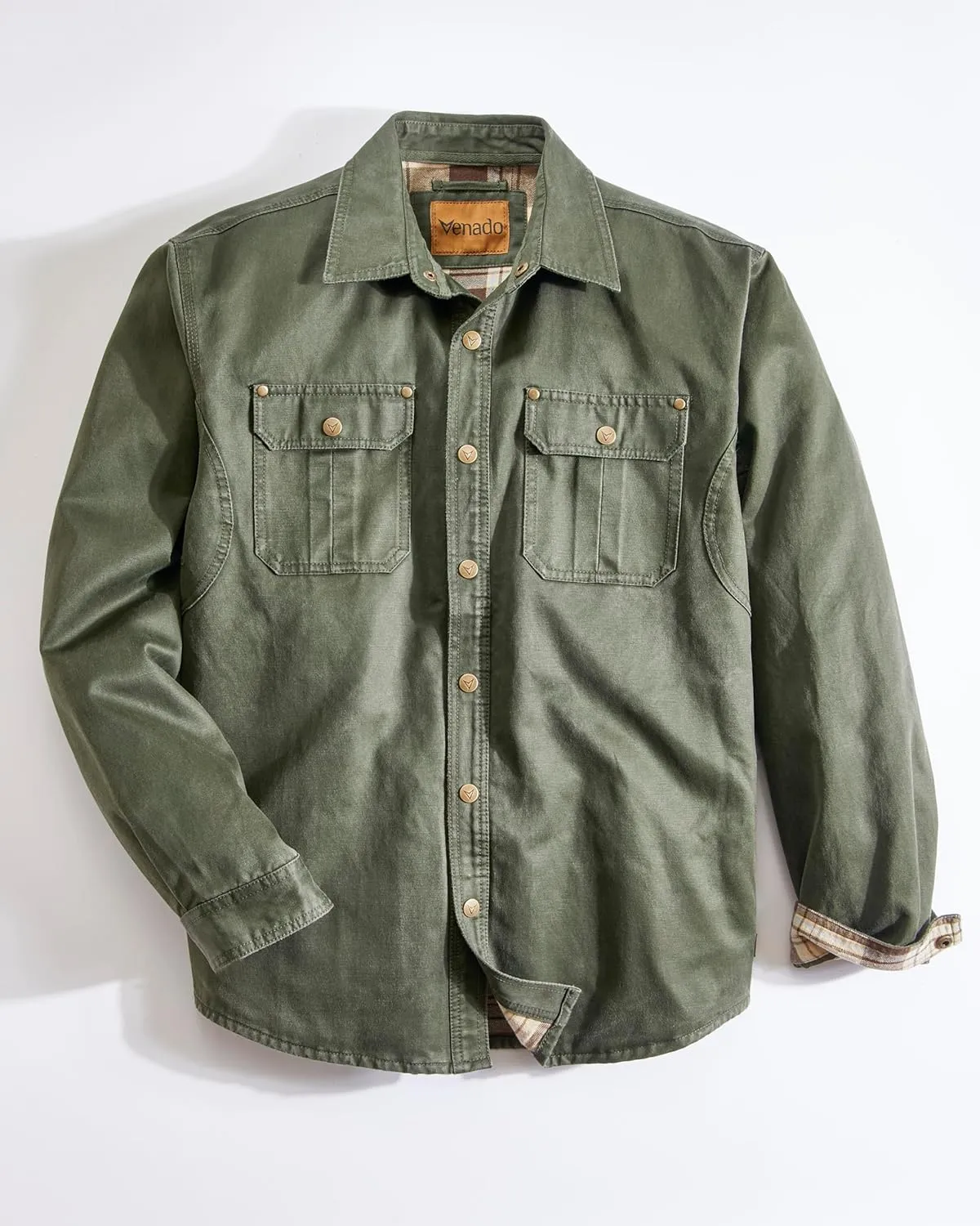Venado Cotton Suede Concealed Carry Shirt Jacket