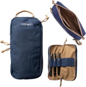 Venture Pouch | Multipurpose Tactical Mini Tool Bag | Durable Water Resistant Waxed Canvas | Dual-Sided Zipper Pouch | For Motorcycle, Bike, EDC, Pen, Pencil, Art, Tech & Travel