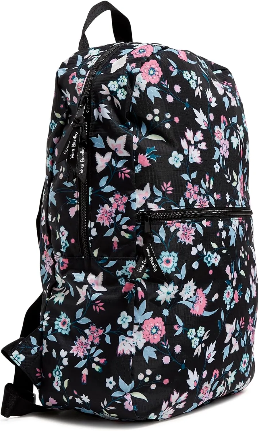 Vera Bradley Women's Ripstop Packable Backpack Travel Accessory, Botanical Ditsy, One Size