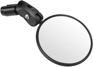VICASKY 1pc Rearview Mirror for Bike Handlebar Accessory High-brightness Reflective Lens View for Compatible Road Mountain Black