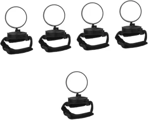 VICASKY 5pcs Bike Handlebar Mirror Rear View Mirror for Bike 360° Rotating Sturdy Plastic