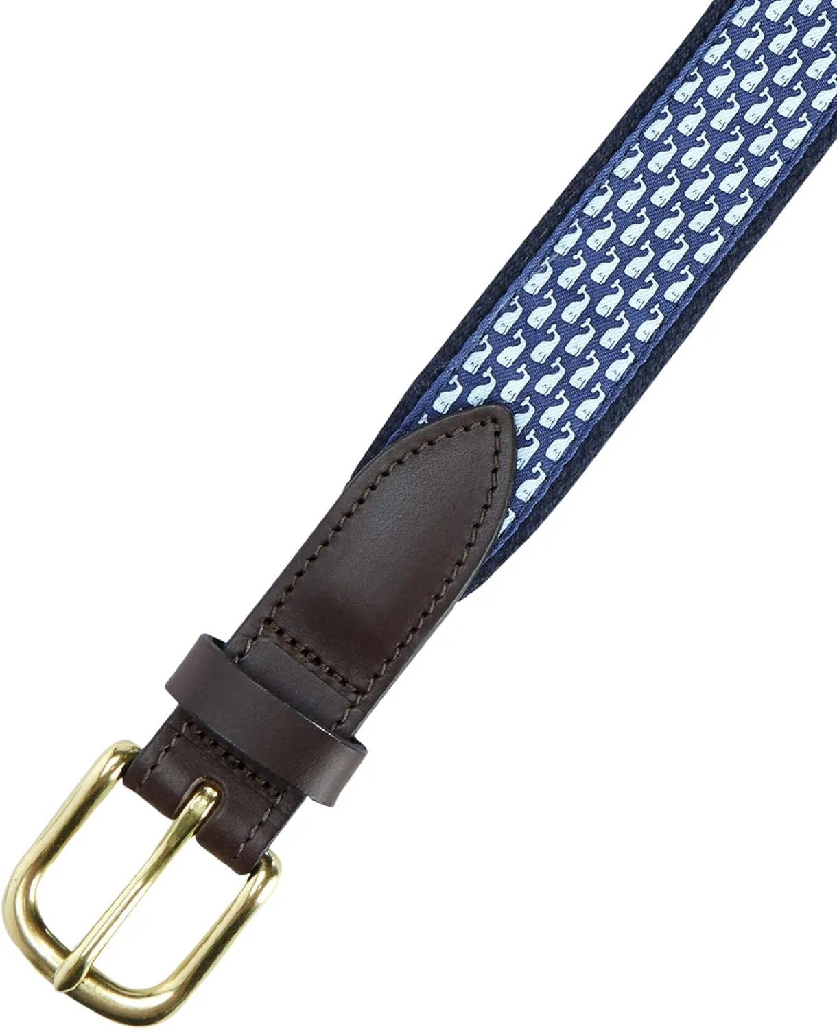vineyard vines Boys Vineyard Whale Canvas Club Belt