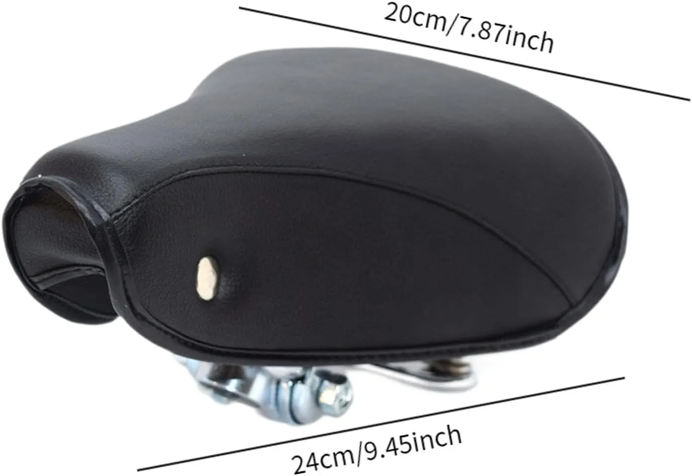 Vintage Bike Saddle Bike Cycling Seat Classic Shock Absorbing Retro Rivet Spring Cushion Bicycle Saddle for Moutain Bike