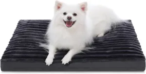 Vonabem Small Dog Bed Washable with Removable Cover Waterproof, Dog Crate Beds for Small Dogs Cats, Soft Flannel Anti-Slip Pet Beds Kennel Pad 24 inch