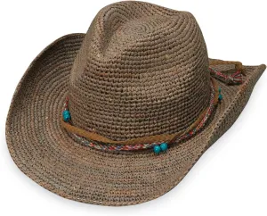 Wallaroo Hat Company Women’s Catalina Cowboy – UPF 50  Sun Hat, Wide Brim, Adjustable, Packable, Women & Men, M   L Sizes