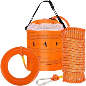 Water Rescue Throw Bags – Floating Rope Safety Gear, Throwable Rafting Bag | Rescue Flotation Device Bag, Outdoor Rope Bag for Kayak Trips, Boating, and Water Sport Emergencies