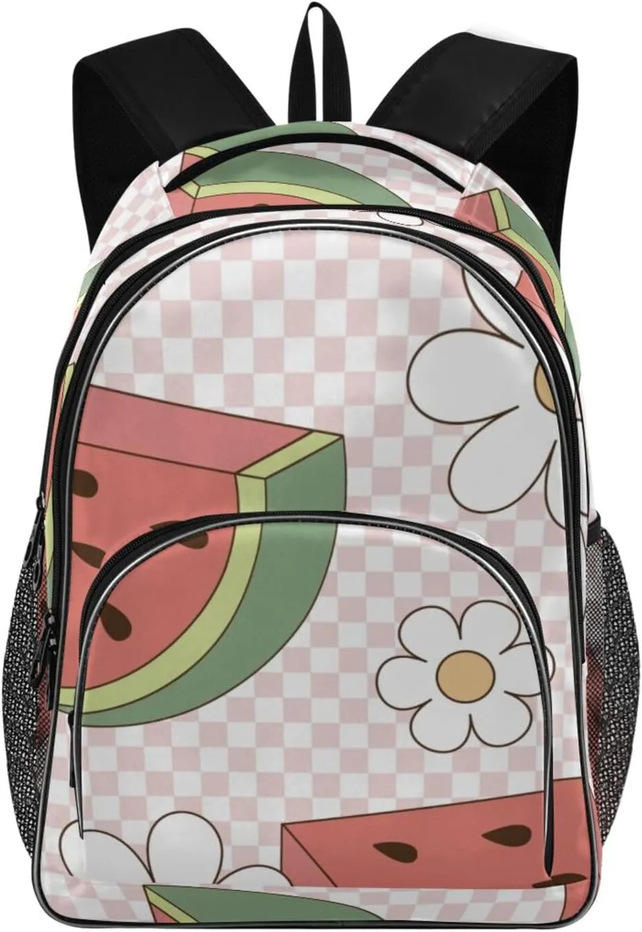 Watermelon Slice Backpacks 22L Three Layer Arc Book Bag Lightweight for Travel Camping Hiking Rucksack Daypack Kids & Adults