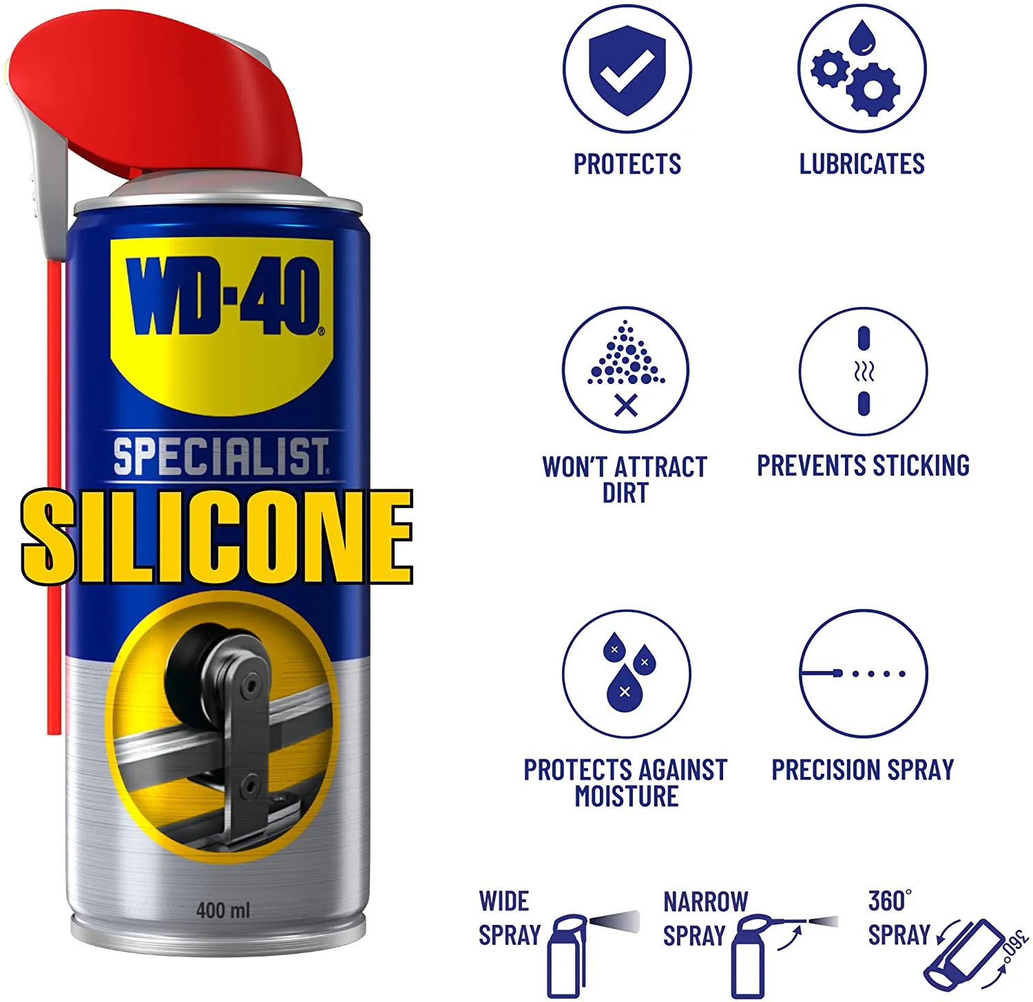Wd-40 Wd-40 Specialist Silicone Aerosol 400Ml