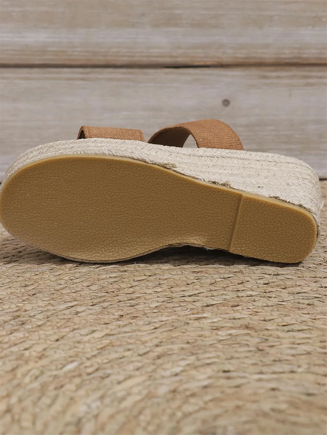 Wedge Sandals for Women 2025 Comfortable Orthopedic Slip on Sandals Open Toe Raffia Slippers Summer Casual Chunky Sandal Outdoor Shoes