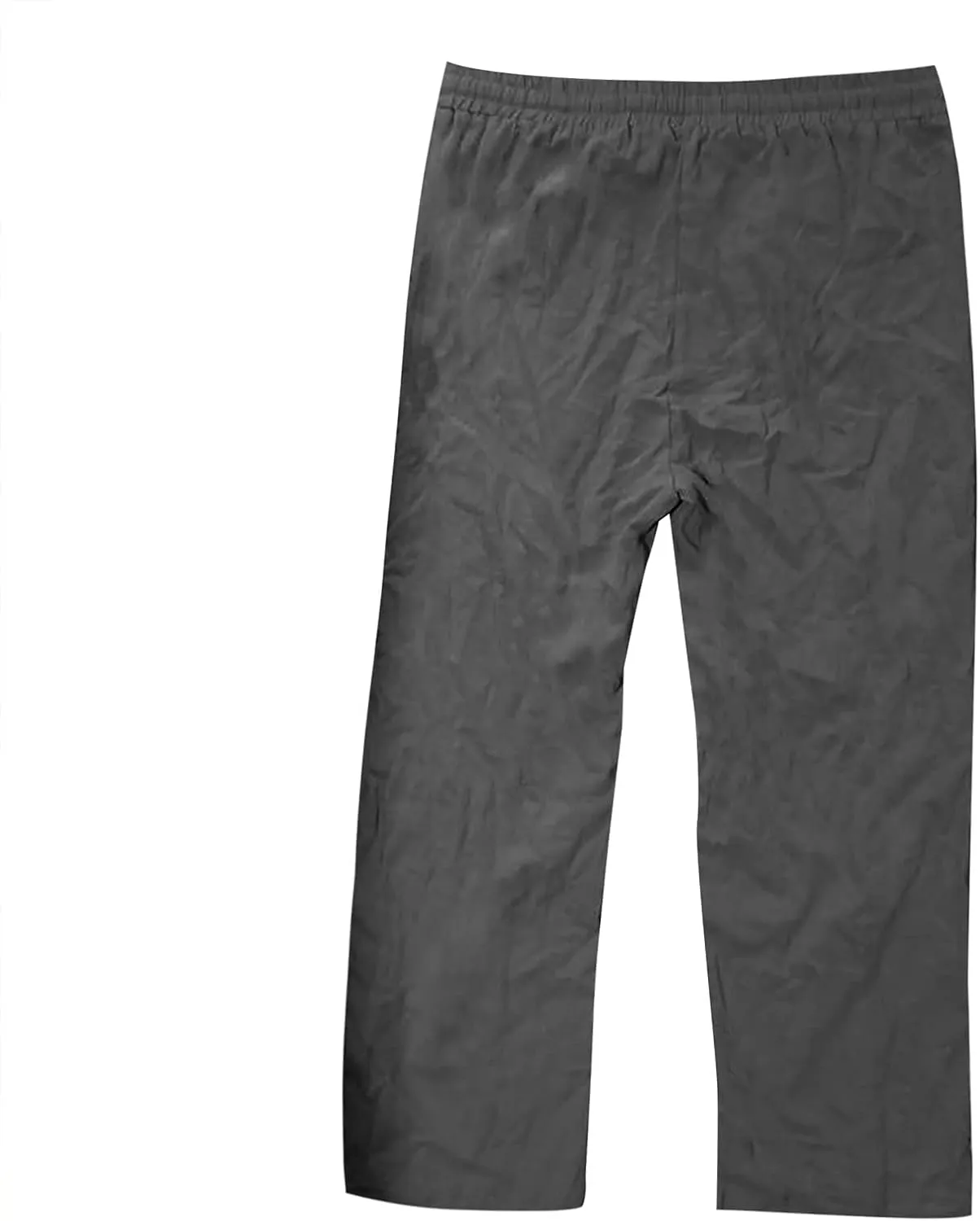 WENKOMG1 Mens Cotton Linen Pants,Wide Leg Drawstring Closure Pull On Trousers Loose Fit Baggy Lounge Wide Leg Bottoms
