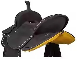 Western Barrel Racing Horse Saddle Wooden Tree Handmade Premium Leather Comfort Horse Trail Equestrian Tooled Carved Horse Riding Saddle Size: 10"-18 inches Seat Available, AS06