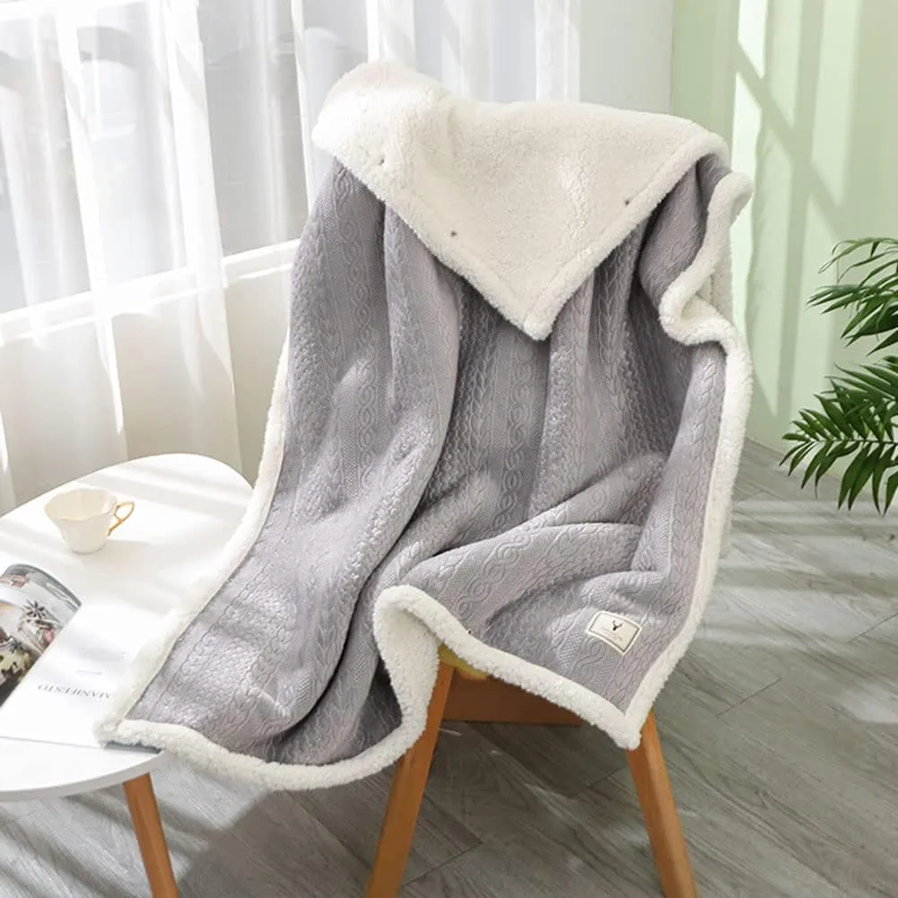 Wheelchair Blanket Shawl Warm Shoulder Shawl Cape,Spring and Autumn Warm Soft Flannel Blanket Wearable Shawl Cape Napping Shawl Blanket for Women(Grey,85 * 120cm)