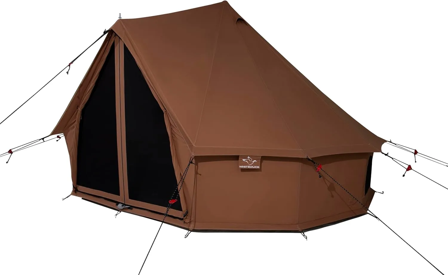 WHITEDUCK Regatta Canvas Bell Tent - w/StoveJack, Waterproof, 4 Season Luxury Camping and Glamping Yurt Tent Outdoor