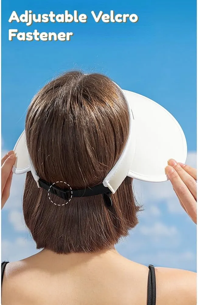 Wide Brim Visor Sun Hat UPF 50  Sun Protection Women Quick Dry Foldable Hat Travel Summer Vacation Seaside Outdoors Hat