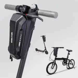 WILD MAN 2L or 3L Hard Shell Rainproof Scooter Storage Bag for Kick Scooters Folding Bike KickBoard Handlebar Bag MTB