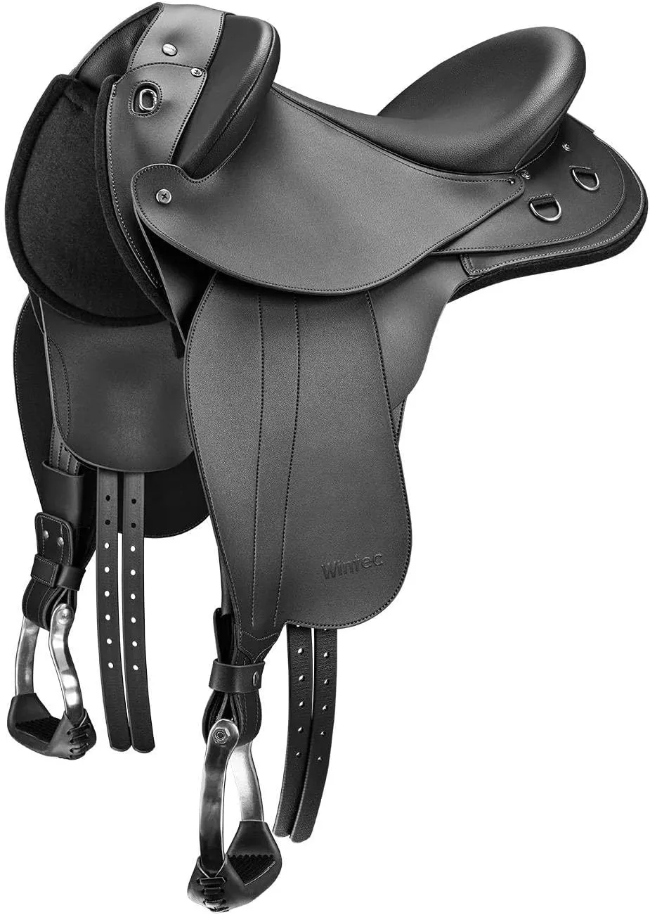 Wintec 500 HB Saddle L Short Black