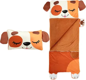 Wizland Kid Sleeping Bag-Thick Large Cut Sleeping Bag 61.8"×28.3" for Kindergarten -Removable Flannel School Mat for Boys and Girls Super Soft, Warm, Cozy