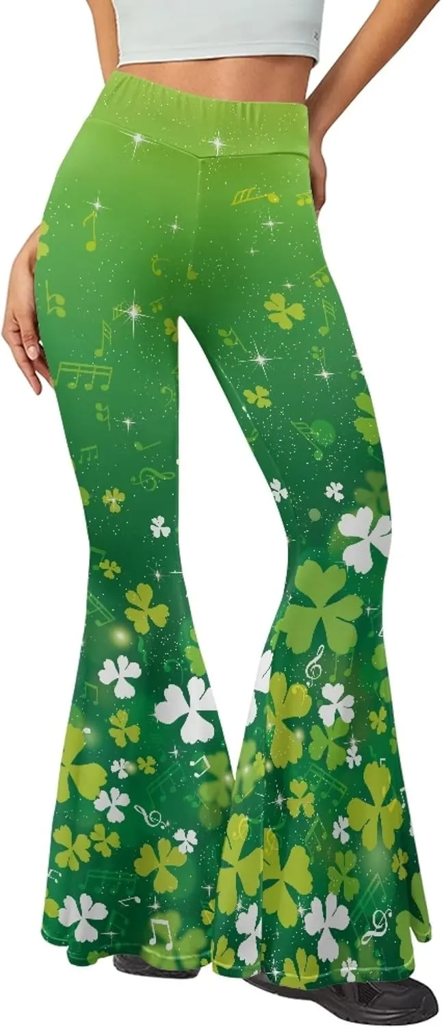 Women's Bootcut Yoga Pants High-Waisted Flare Leggings Soft Bell Bottom Yoga Pants