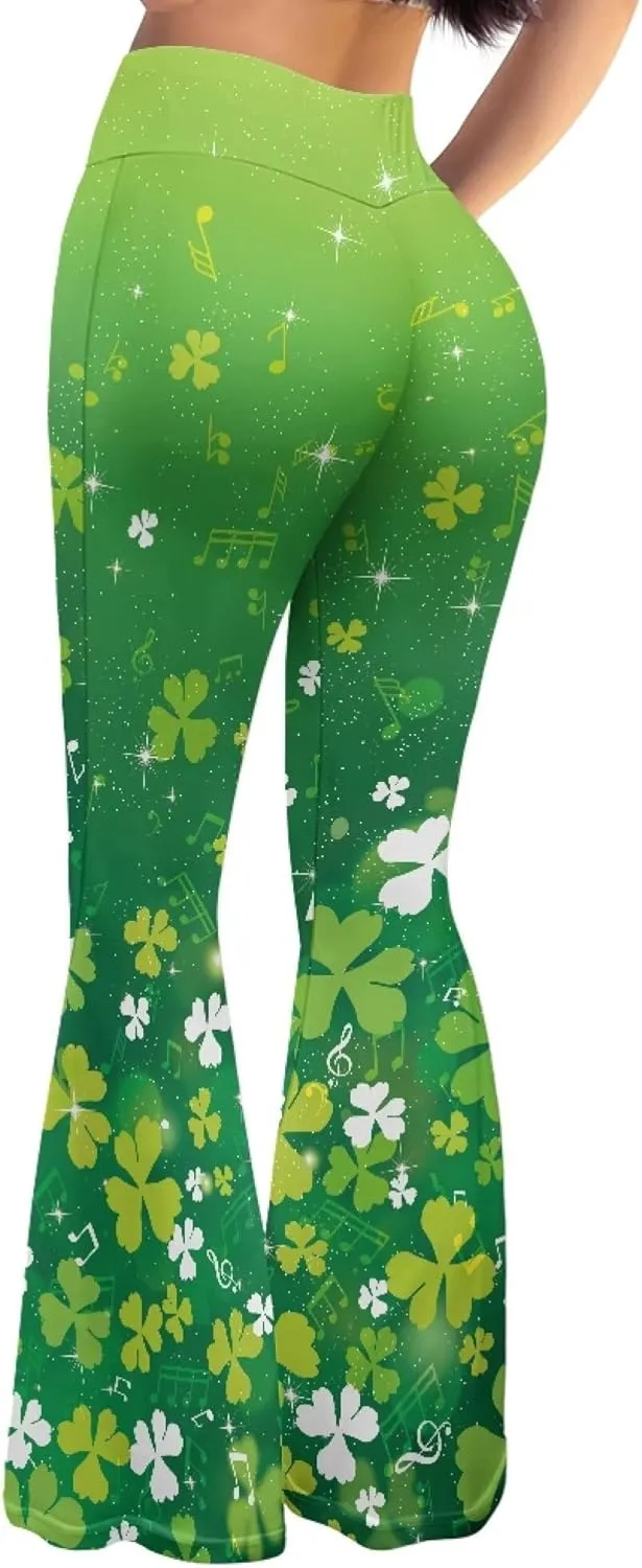 Women's Bootcut Yoga Pants High-Waisted Flare Leggings Soft Bell Bottom Yoga Pants
