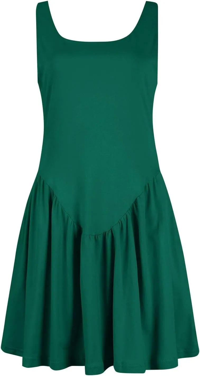Womens Drop Waist Dress Casual Scoop Neck Backless Mini Tank Dress Summer Vacation Beach Dress Athletic Tennis Dress