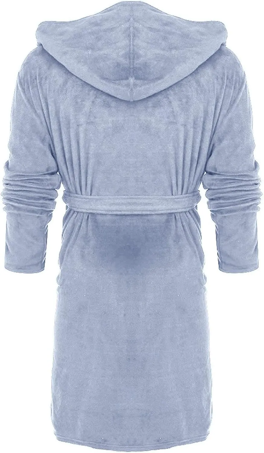 Womens Hooded Bathrobe Fleece Pajama Set for Women Soft Comfy Winter Pajama Set Sexy Fur Robe