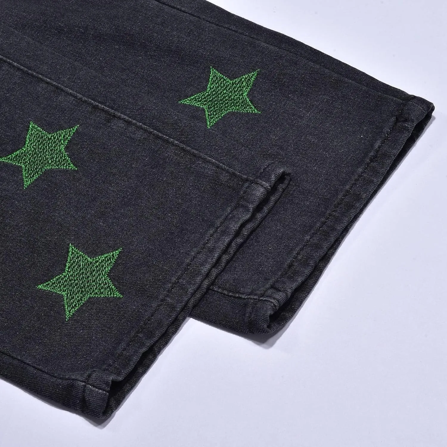 Work Long Trousers Jeans Pants Pocket Drawstring Waist Solid Color Slim Toe Jeans Taper Jean Men's Straight Fit