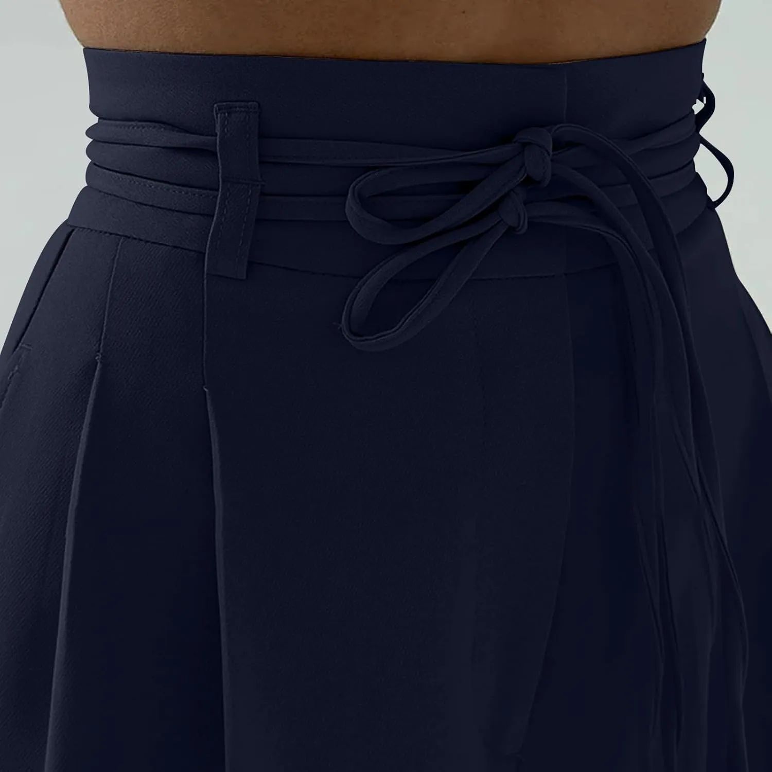 Work Pants Women High Waisted Stretch Wide Leg Dress Slacks Business Casual Suit Trousers Tummy Control Office Bottom