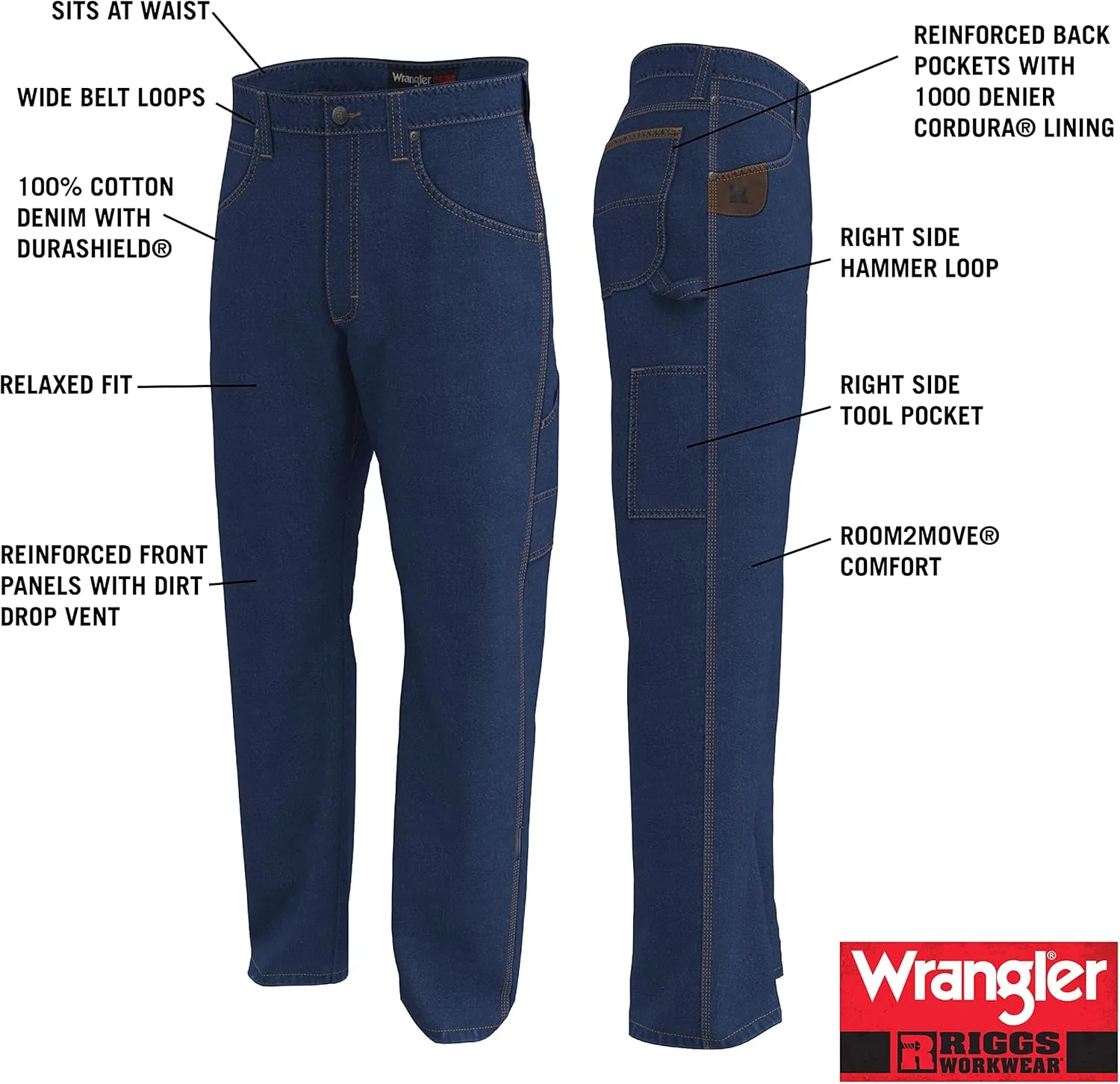 Wrangler Men's Utility Jean