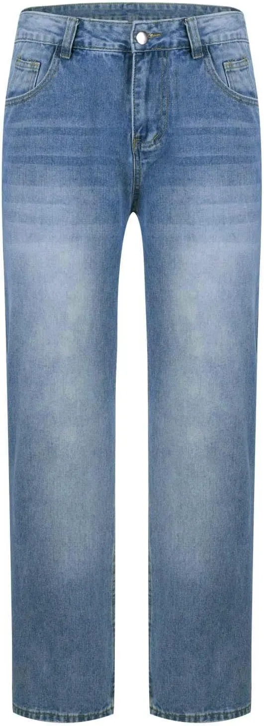 Y2k Baggy Jeans for Men Mexican Big and Tall Denim Jeans Pants Skater Wide Leg Carpenter Pants Streetwear Clothing